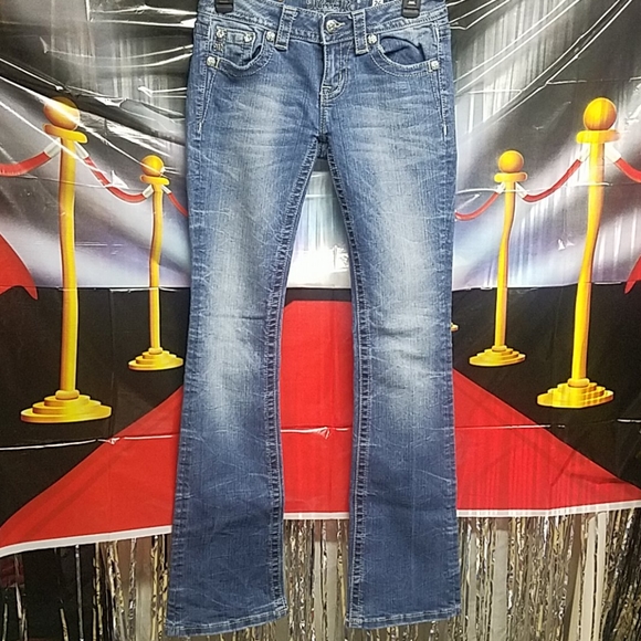 👠💋👠Beautiful Miss Me jeans signature rise 26x34 - Picture 6 of 10